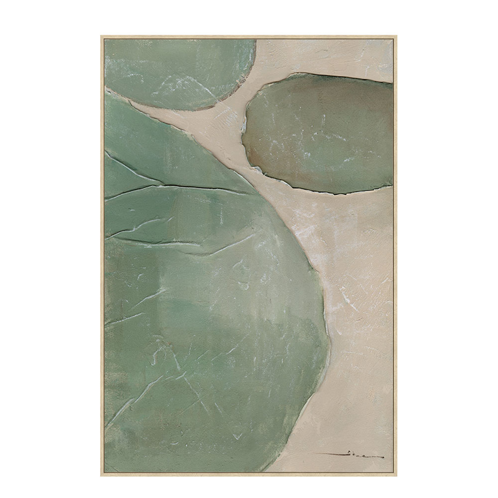 RHEA ΠΙΝΑΚΑΣ ΔΙΑΚΟΣΜΗΤΙΚΟΣ ΜΕ ΚΟΡΝΙΖΑ 82.6x4.3x122.6cm ΚΑΜΒΑΣ ΛΑΔΙ ΜΠΕΖ PS