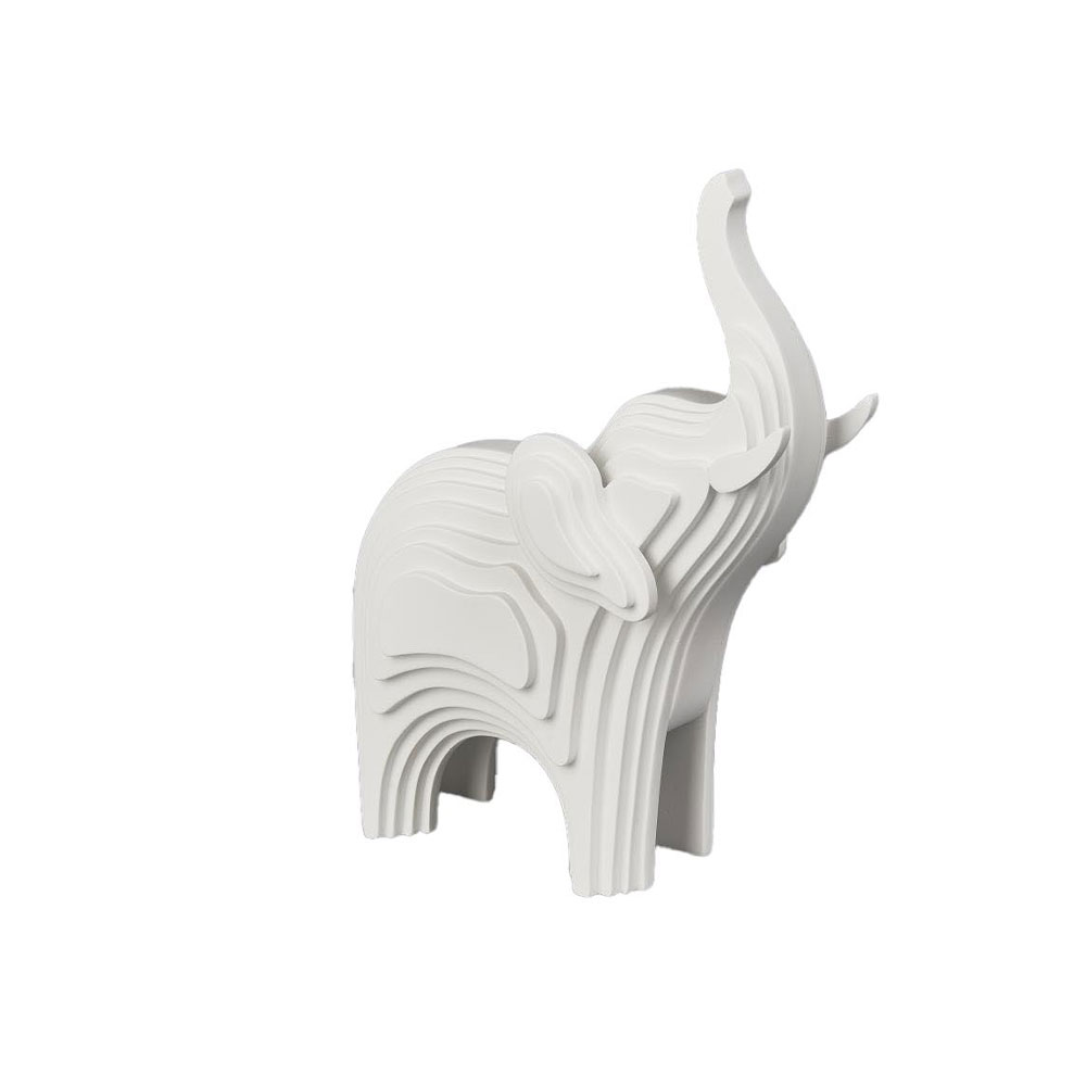 ARCHI ΔΙΑΚΟΣΜΗΤΙΚΟ ΕΛΕΦΑΝΤΑΣ 19x10.2x25cm RESIN OFF WHITE