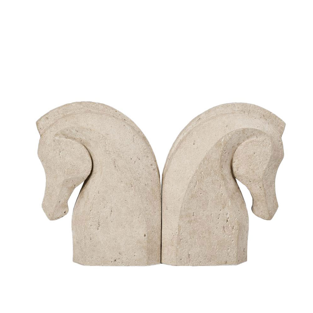 GALLANT ΔΙΑΚΟΣΜΗΤΙΚΟ ΒΙΒΛΙΟΣΤΑΤΗΣ 16.2x8.7x20.8cm RESIN ΜΠΕΖ
