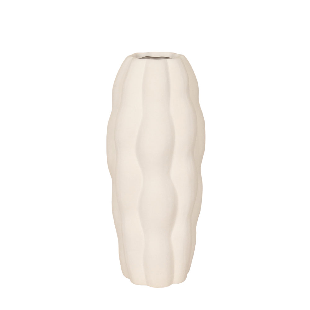 MIRA ΒΑΖΟ 15x15x35.5cm ΚΕΡΑΜΙΚΟ ΛΕΥΚΟ